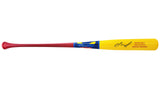 Jose Altuve Autographed Yellow Sam Player Model Bat Houston Astros Beckett BAS Witness Stock #210117