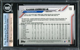 Vladimir Guerrero Jr. Autographed 2020 Topps Chrome Card #133 Toronto Blue Jays Beckett BAS Stock #221556
