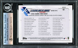 Vladimir Guerrero Jr. Autographed 2021 Topps Card #61 Toronto Blue Jays Beckett BAS Stock #221561