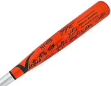 2022 World Series Champion Houston Astros Team Signed Autographed Orange & Silver Victus Yordan Alvarez Pro Reserve Maple Bat With 20 Signatures Including Jose Altuve & Yordan Alvarez Beckett BAS Witness Stock #220888