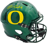 Dillon Gabriel Autographed Oregon Ducks Green Full Size Speed Replica Helmet Beckett BAS Witness Stock #235763