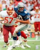 Steve Largent Autographed Framed 16x20 Photo Seattle Seahawks "HOF 95" PSA/DNA Stock #209368