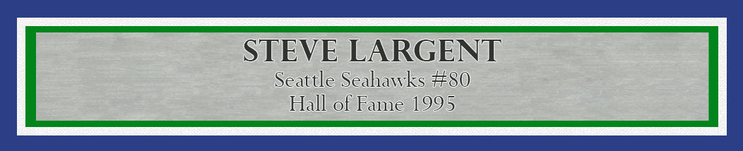 Steve Largent Autographed Framed 16x20 Photo Seattle Seahawks "HOF 95" PSA/DNA Stock #209368