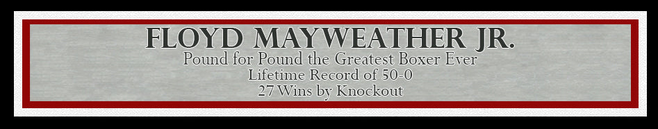 Floyd Mayweather Jr. Autographed Framed 16x20 Photo Beckett BAS Stock #209371