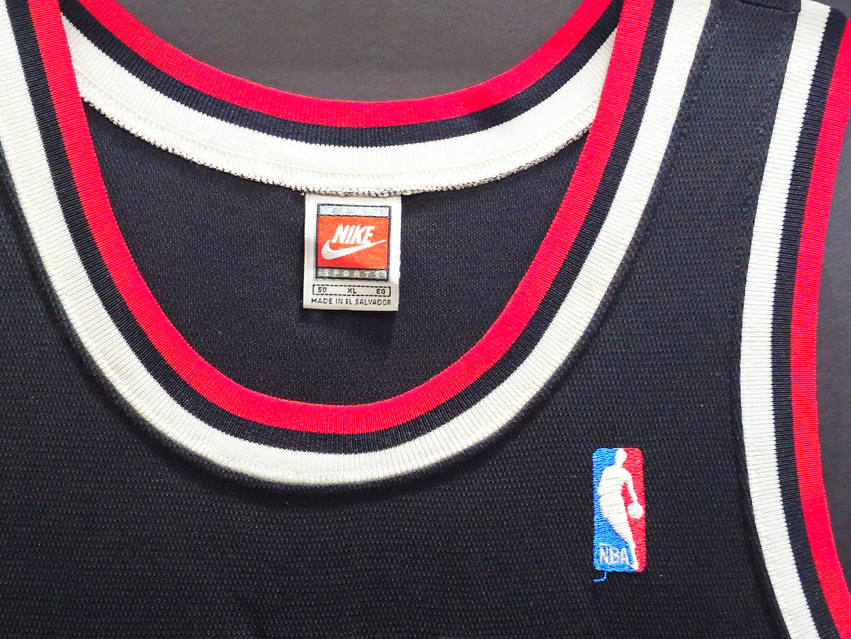 Chicago Bulls Michael Jordan Autographed Framed Black Nike Jersey PSA/DNA & UDA Holo #BAG18406