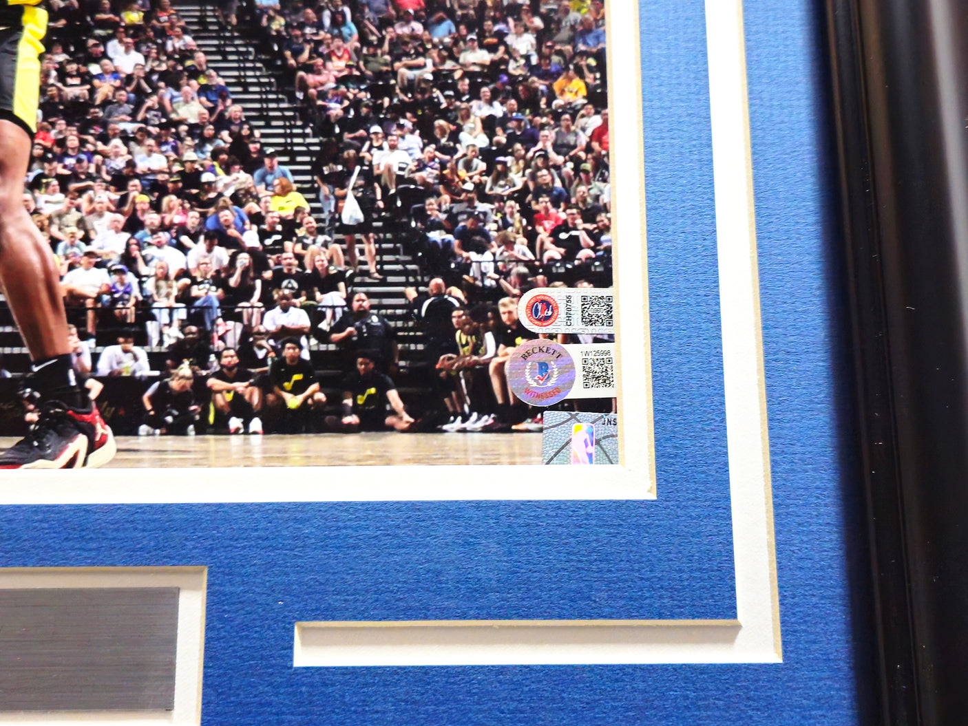 Chet Holmgren Autographed Framed 16x20 Photo Oklahoma City Thunder Beckett BAS Witness #1W125998