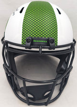 Steve Largent Autographed Seattle Seahawks Lunar Eclipse White Full Size Replica Speed Helmet "HOF 95" MCS Holo Stock #210458