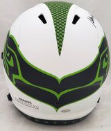 Steve Largent Autographed Seattle Seahawks Lunar Eclipse White Full Size Replica Speed Helmet "HOF 95" MCS Holo Stock #210458