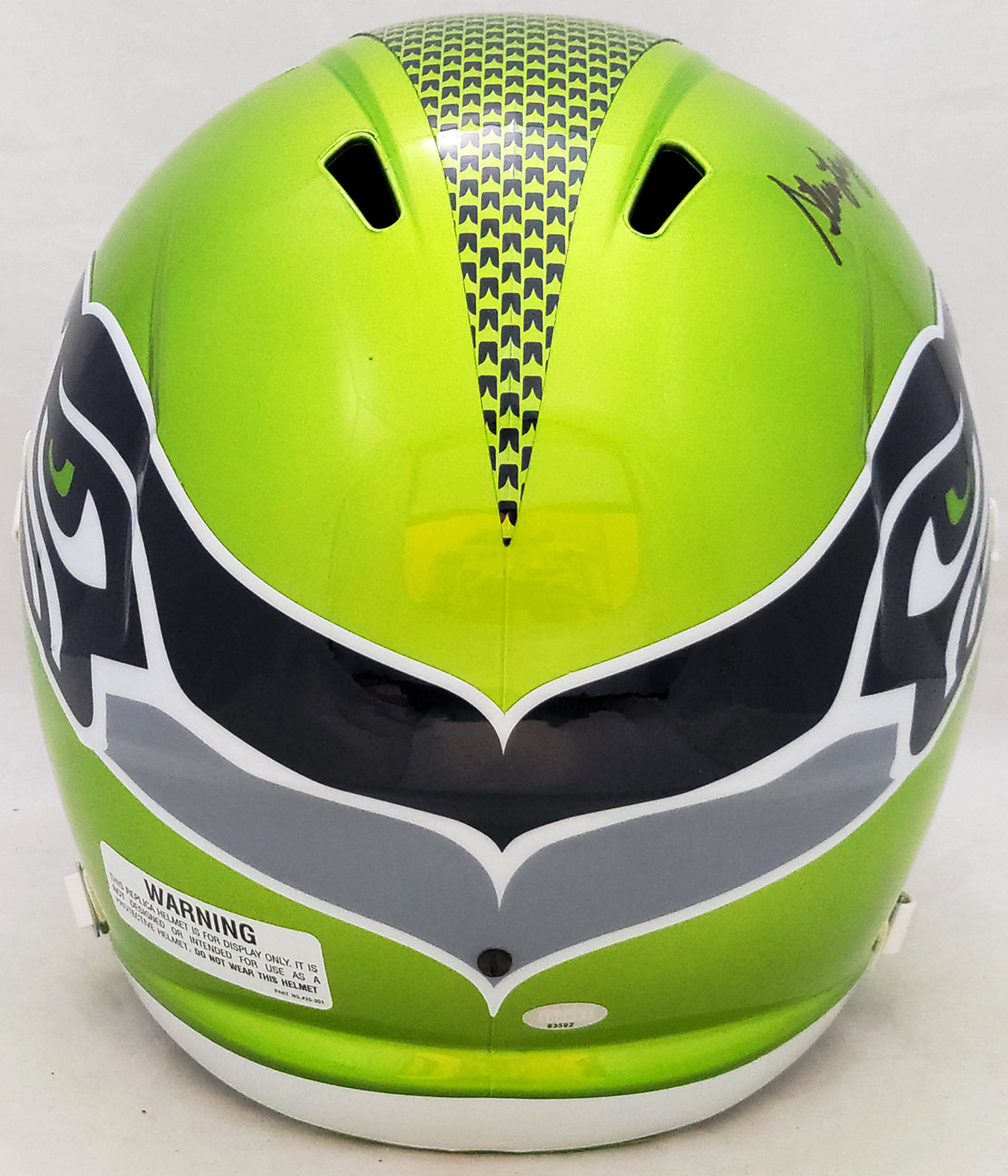 Steve Largent Autographed Seattle Seahawks Flash Green Full Size Replica Speed Helmet "HOF 95" MCS Holo Stock #210460