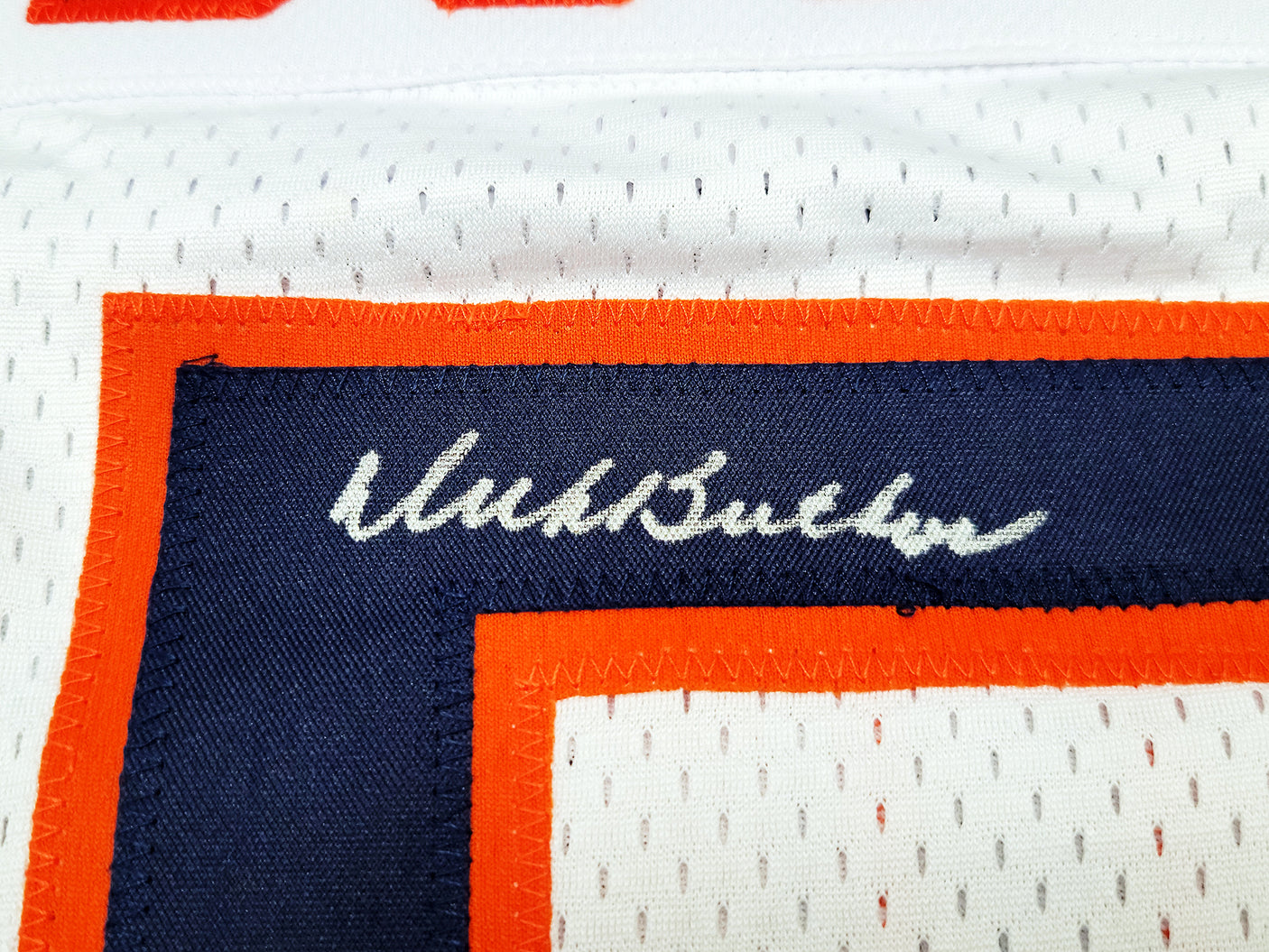 Chicago Bears Dick Butkus Autographed White Jersey Beckett BAS Witness Stock #210525