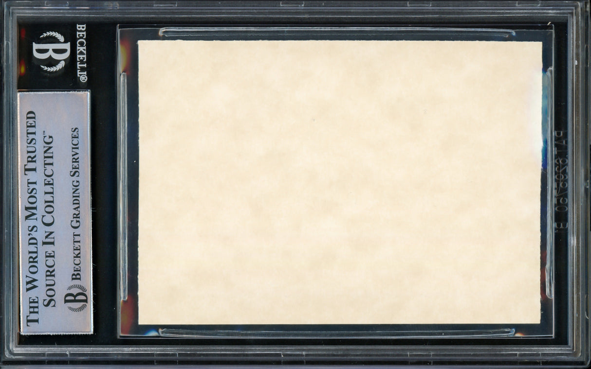 Bill Russell Autographed 2.5x3.5 Cut Signature Boston Celtics Full Name Beckett BAS #14861600