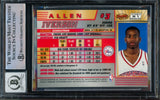 Allen Iverson Autographed 1996-97 Bowman's Best Atomic Refractor Rookie Card #R1 Philadelphia 76ers Auto Grade Gem Mint 10 Beckett BAS #14866748