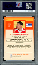 Giannis Antetokounmpo Autographed 2013 Fleer Retro Rookie Card #47 Milwaukee Bucks PSA 9 Auto Grade Mint 9 PSA/DNA #61196733