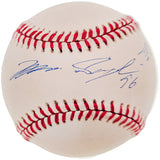 Mac Suzuki Autographed Official AL Baseball M's, Royals English & Kanji Beckett BAS #BH041968