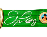 Floyd Mayweather Jr. Autographed Green WBC World Championship Boxing Belt Beckett BAS Witness Stock #221652