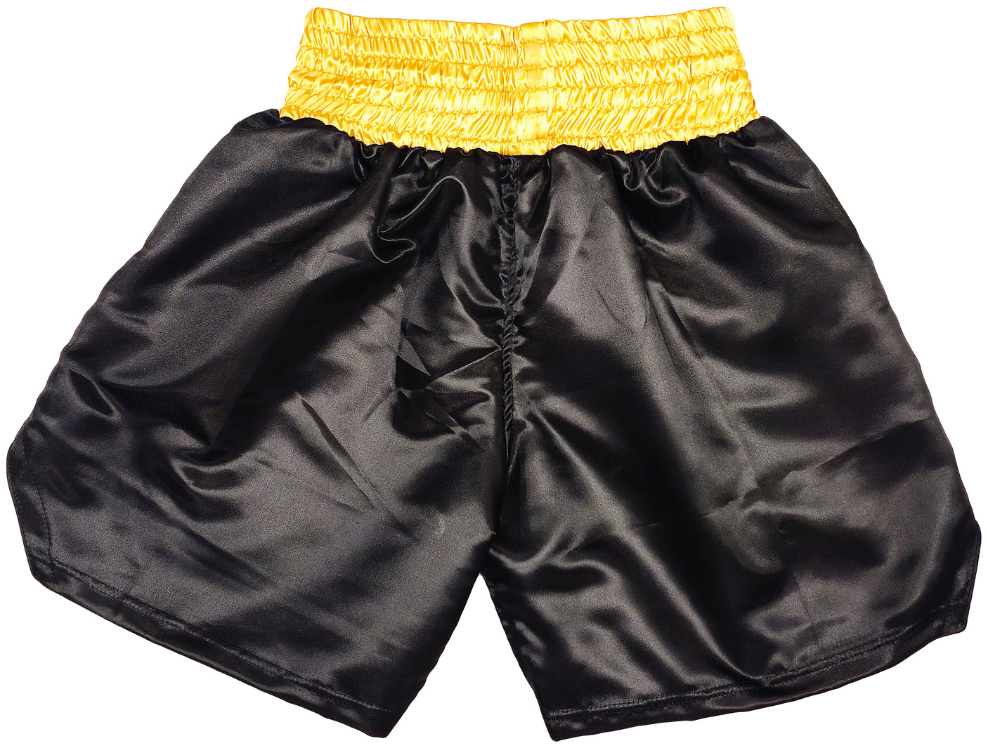 Floyd Mayweather Jr. Autographed Black & Gold Boxing Trunks "50-0" Beckett BAS Witness Stock #221641