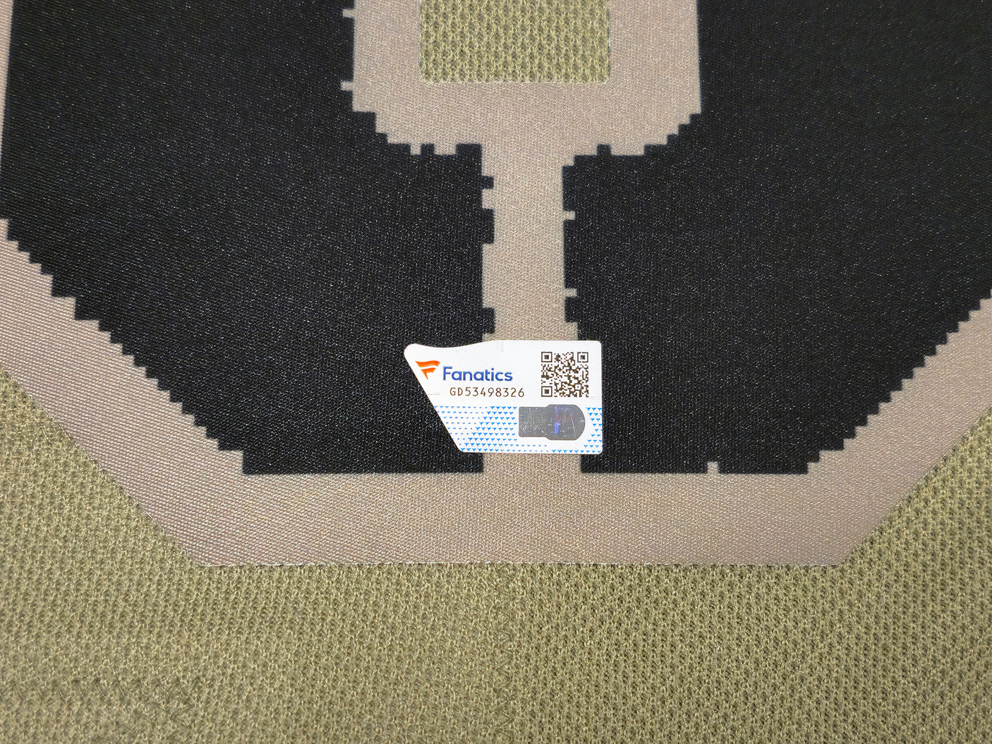 Seattle Kraken Matty Beniers Autographed Camo Salute Adidas Authentic Jersey Size 44 Fanatics Holo Stock #222022