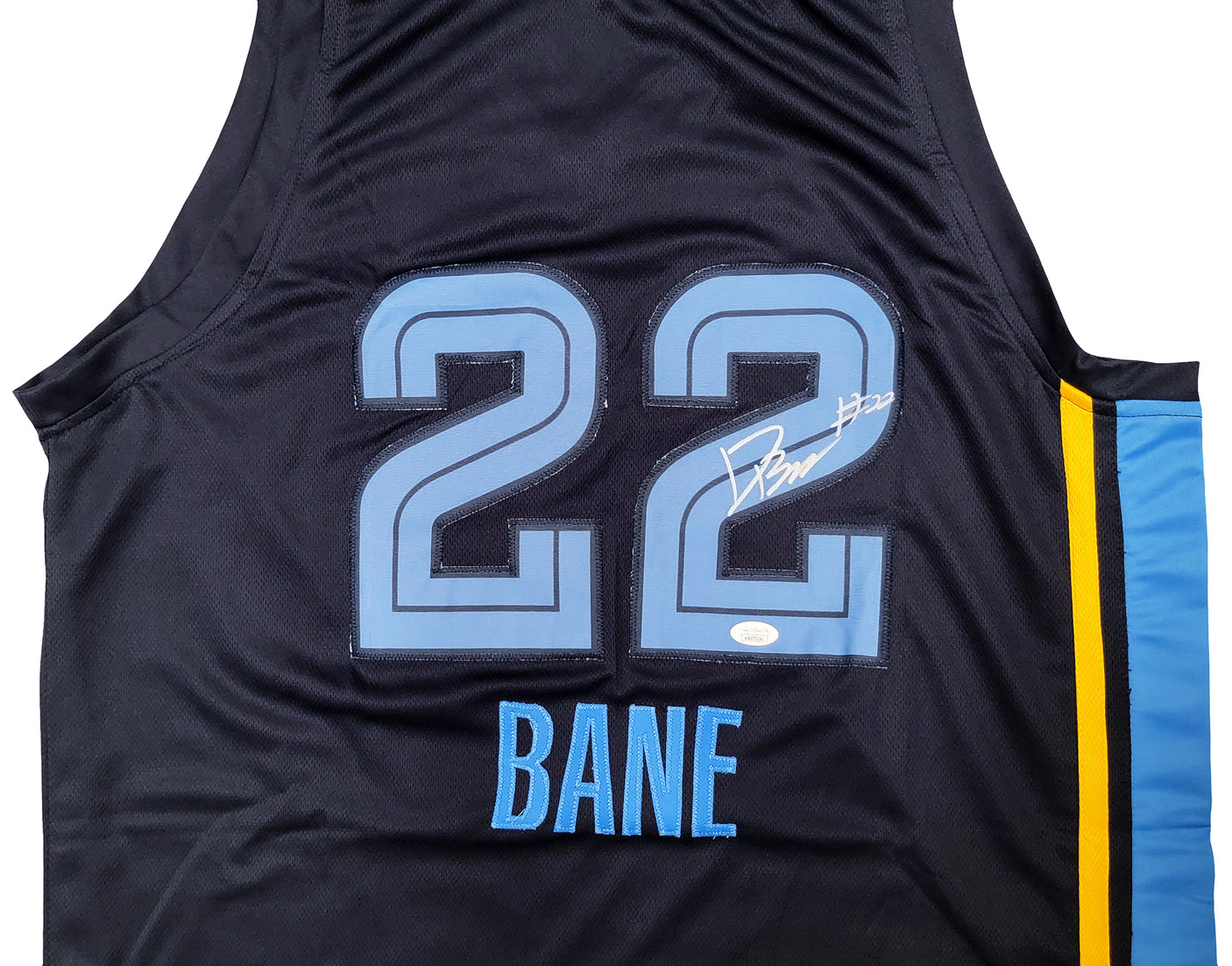 Memphis Grizzlies Desmond Bane Autographed Blue Jersey JSA Stock #210854