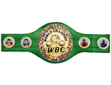 Mike Tyson Autographed Green WBC World Championship Belt Beckett BAS Witness Stock #210831