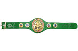 Mike Tyson Autographed Green WBC World Championship Belt Beckett BAS Witness Stock #210830