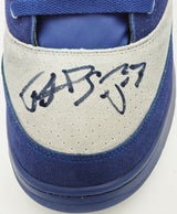 Patrick Ewing Autographed Navy & Grey Ewing Athletics 33 HI OG Left Shoe Georgetown Hoyas Size 14 W/ Box Beckett BAS Witness Stock #236557