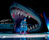 Macklin Celebrini Autographed 16x20 Photo San Jose Sharks "NHL Debut 10-10-24" Fanatics Holo Stock #236533