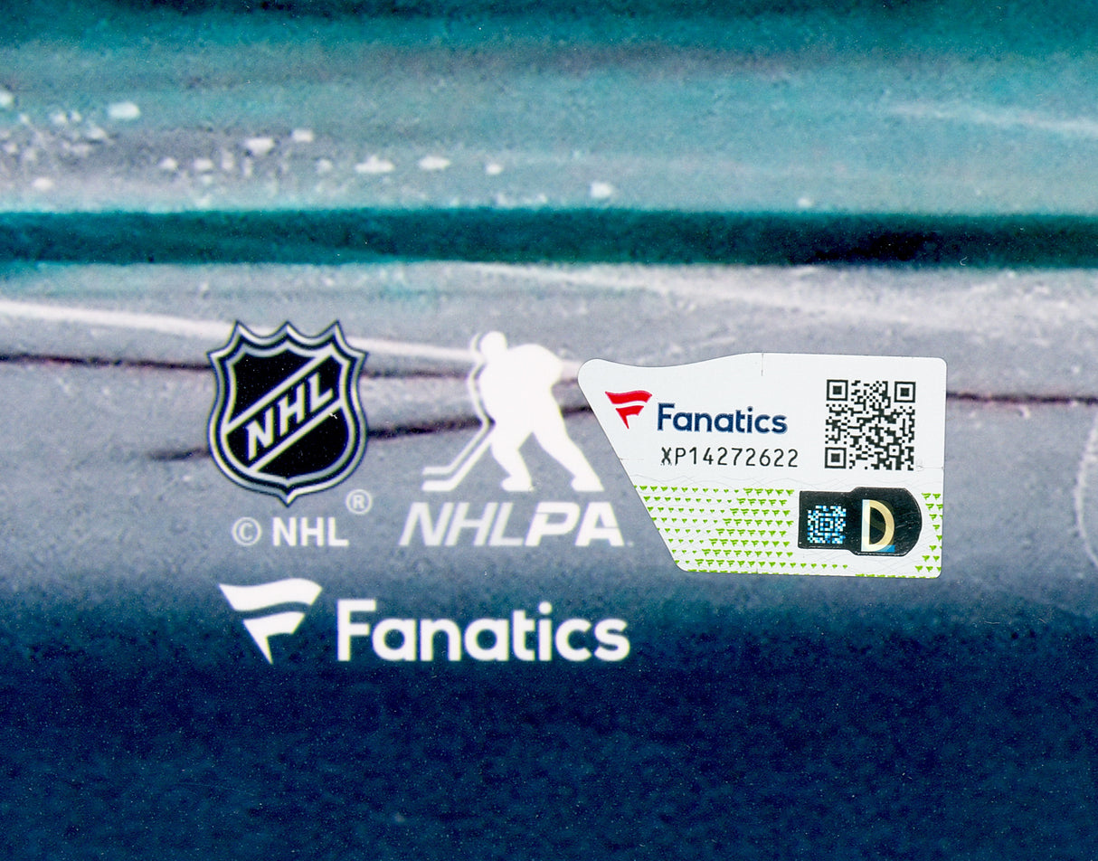 Macklin Celebrini Autographed 16x20 Photo San Jose Sharks Fanatics Holo Stock #236534