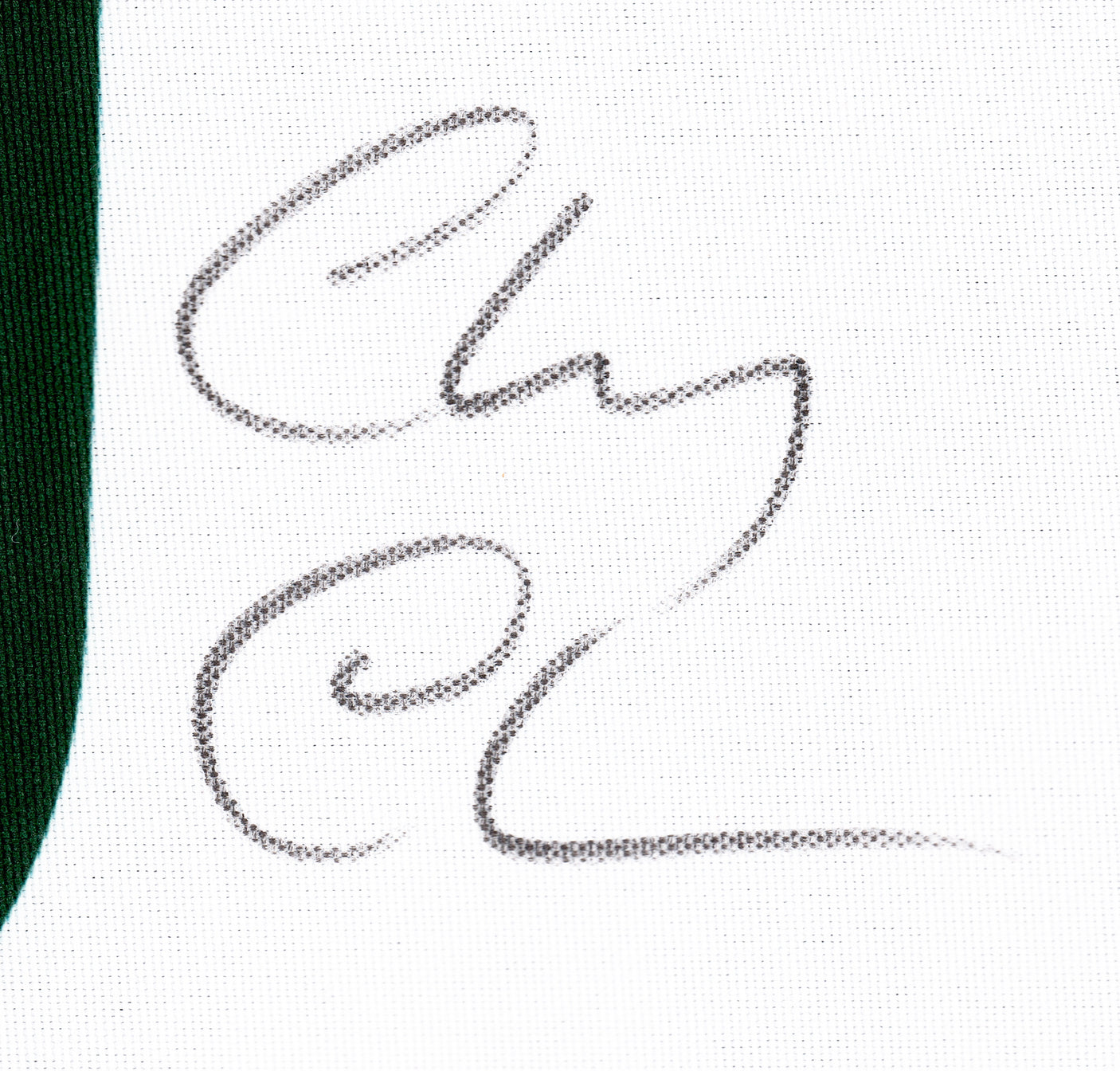 Chevy Chase Autographed White Caddyshack Country Club Logo Pin Flag Beckett BAS QR Stock #236571