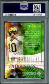 Tom Brady Autographed 2000 Upper Deck UD Ionix Rookie Card #77 New England Patriots PSA 9 Auto Grade Gem Mint 10 PSA/DNA #95792125