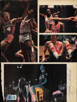 John Havlicek & Jack Marin Autographed 8x11 Magazine Page Photo Beckett BAS QR #BP55287