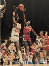 Isiah Thomas Autographed 8x11 Magazine Page Photo Indiana Vintage Beckett BAS QR #BP55297