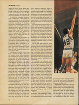 Isiah Thomas Autographed 8x11 Magazine Page Photo Indiana Vintage Beckett BAS QR #BP55297