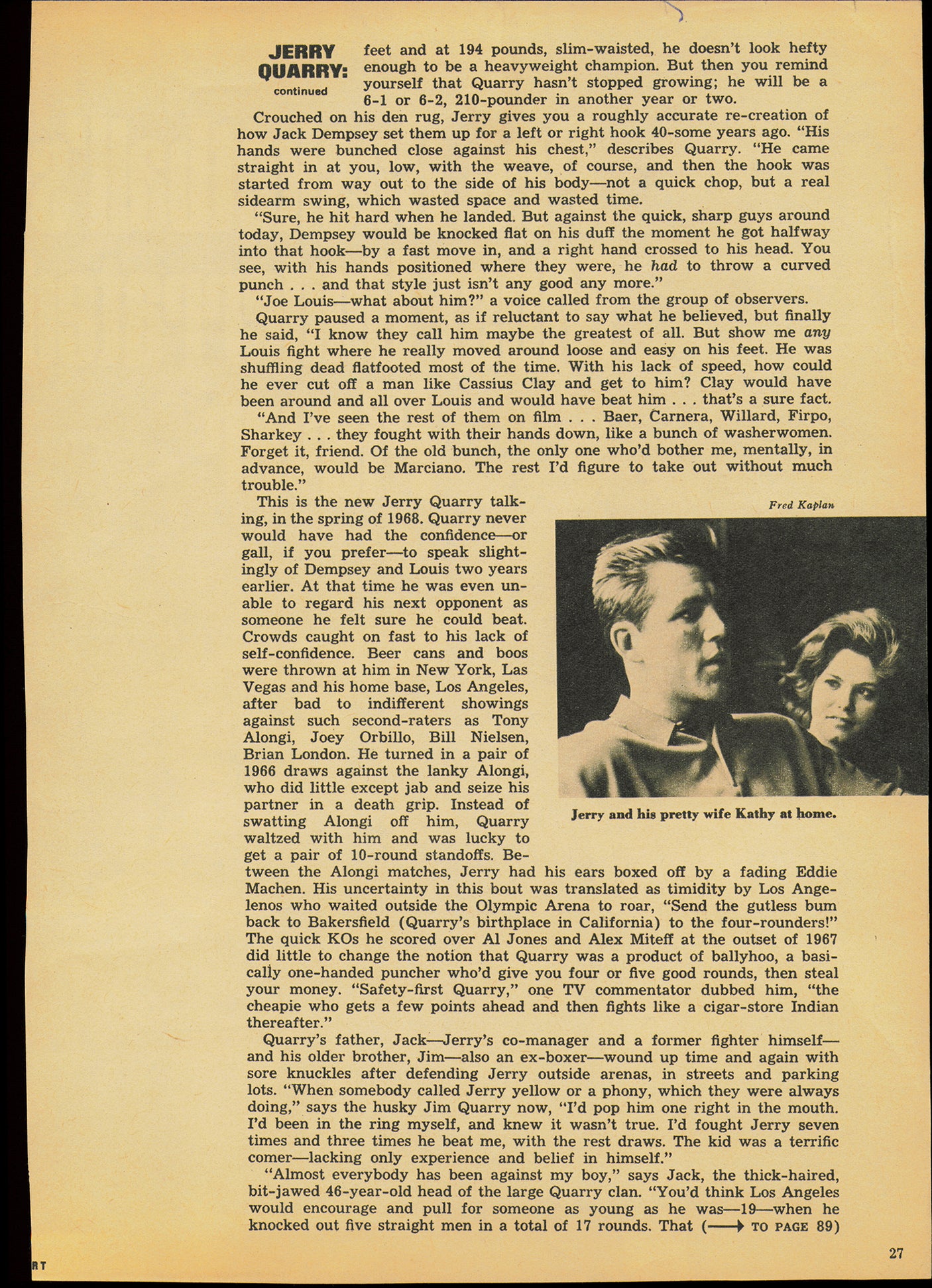 Bill Bridges Autographed 8x11 Magazine Page Photo Atlanta Hawks Beckett BAS QR #BP55318