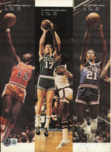 John Havlicek, Earl Monroe & Dave Bing Autographed 8x11 Magazine Page Photo Beckett BAS #AE08241