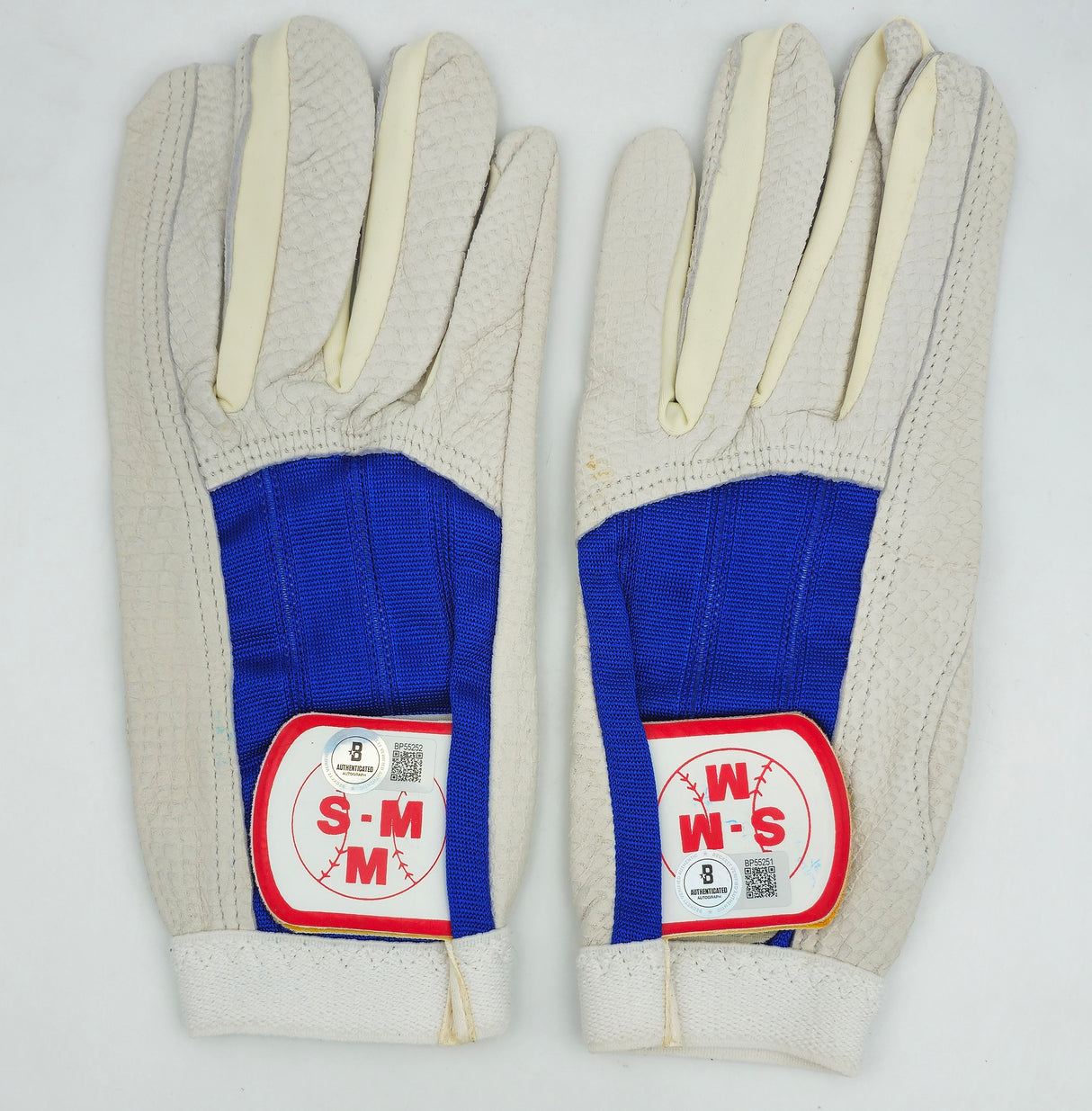 Gary Carter Autographed Game Used Batting Gloves Montreal Expos, New York Mets "#8" Beckett BAS QR #BP55251 & BP55252