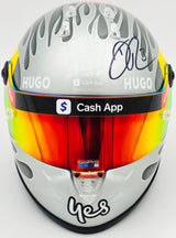 Daniel Ricciardo Autographed Red Bull Racing Silver Authentic Mini Helmet Beckett BAS QR #BR45034