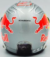 Daniel Ricciardo Autographed Red Bull Racing Silver Authentic Mini Helmet Beckett BAS QR #BR45032
