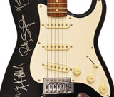 Def Leppard Autographed Fender Guitar With 5 Signatures Including Joe Elliott Beckett BAS #AE08316
