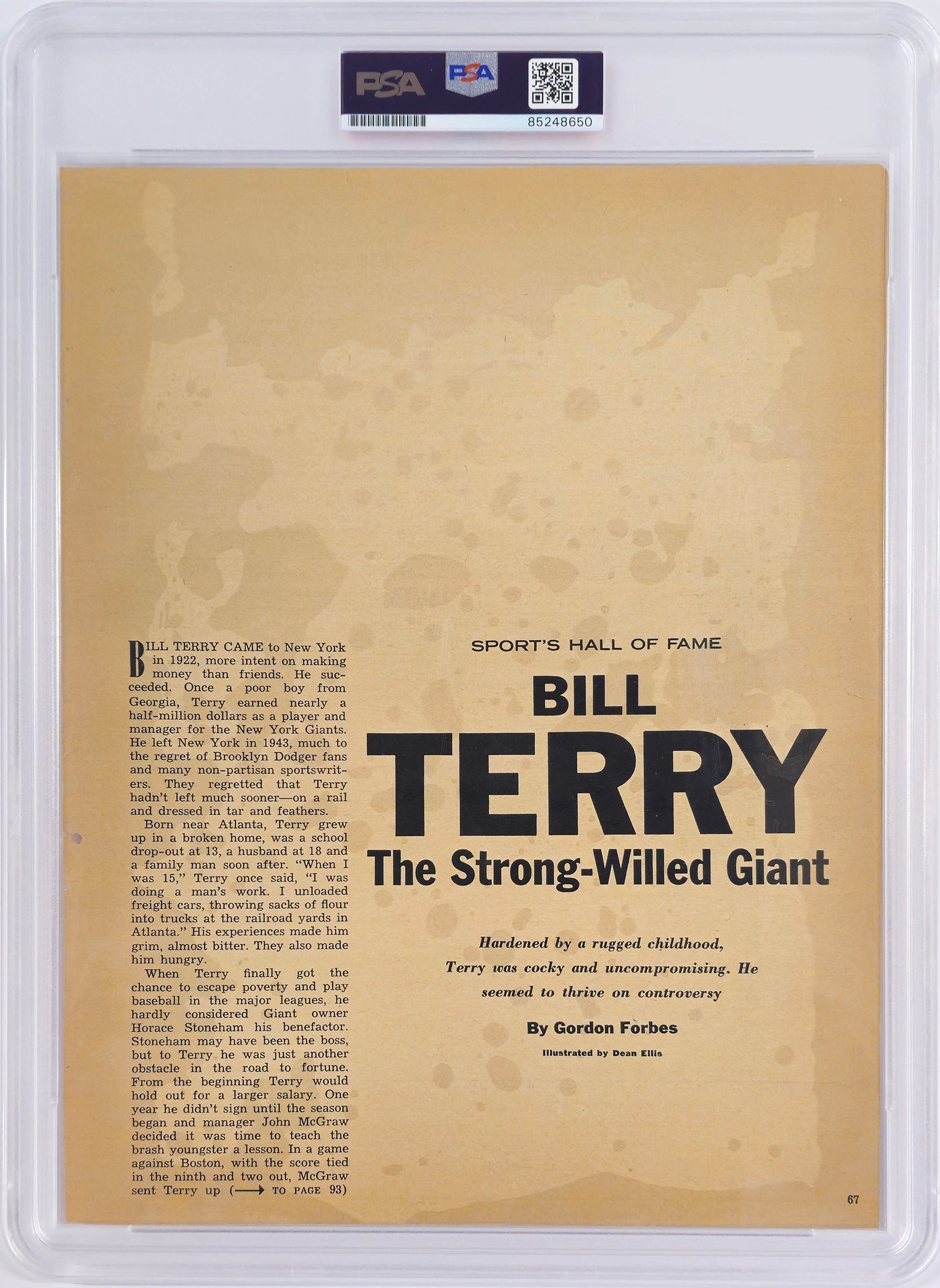 Roberto Clemente Autographed 8.5x11 Magazine Page Photo Pittsburgh Pirates Auto Grade Mint 9 PSA/DNA #85248650