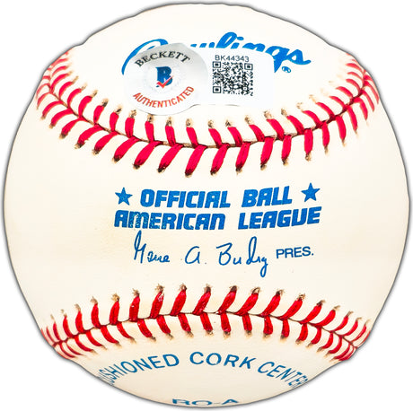 Calvin Griffith Autographed Official AL Baseball Minnesota Twins Owner Beckett BAS #BK44343