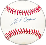 Gil Coan Autographed Official AL Baseball Chicago White Sox, Baltimore Orioles Beckett BAS #BK44426