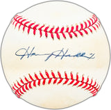Harvey Haddix Autographed Official NL Baseball Pittsburgh Pirates Beckett BAS #BK44429
