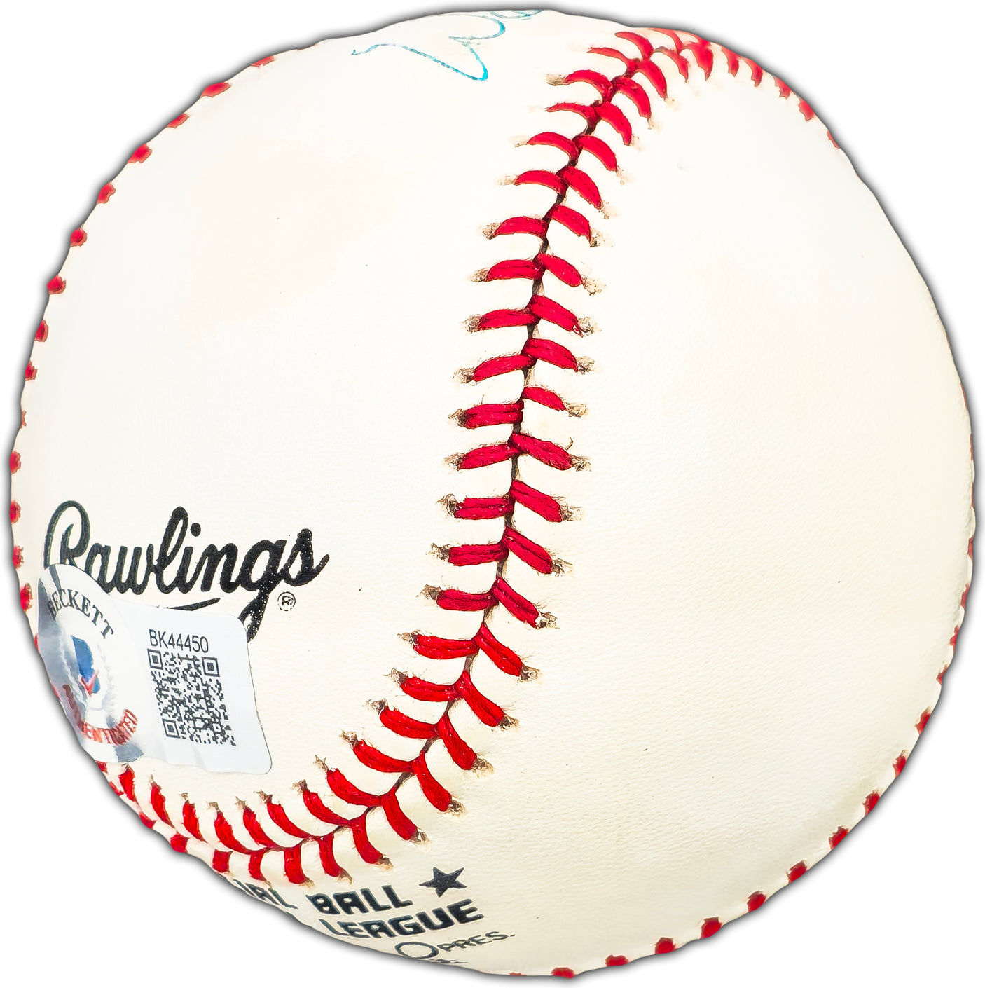 Willie McCovey Autographed Official NL Baseball San Francisco Giants Beckett BAS #BK44450