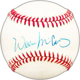 Willie McCovey Autographed Official NL Baseball San Francisco Giants Beckett BAS #BK44451