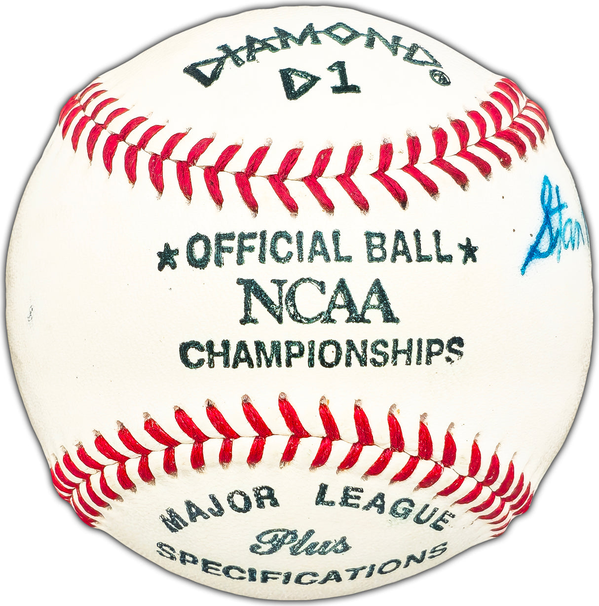 Stan Partenheimer Autographed Official NCAA Baseball 1944 Boston Red Sox Beckett BAS #BK44460