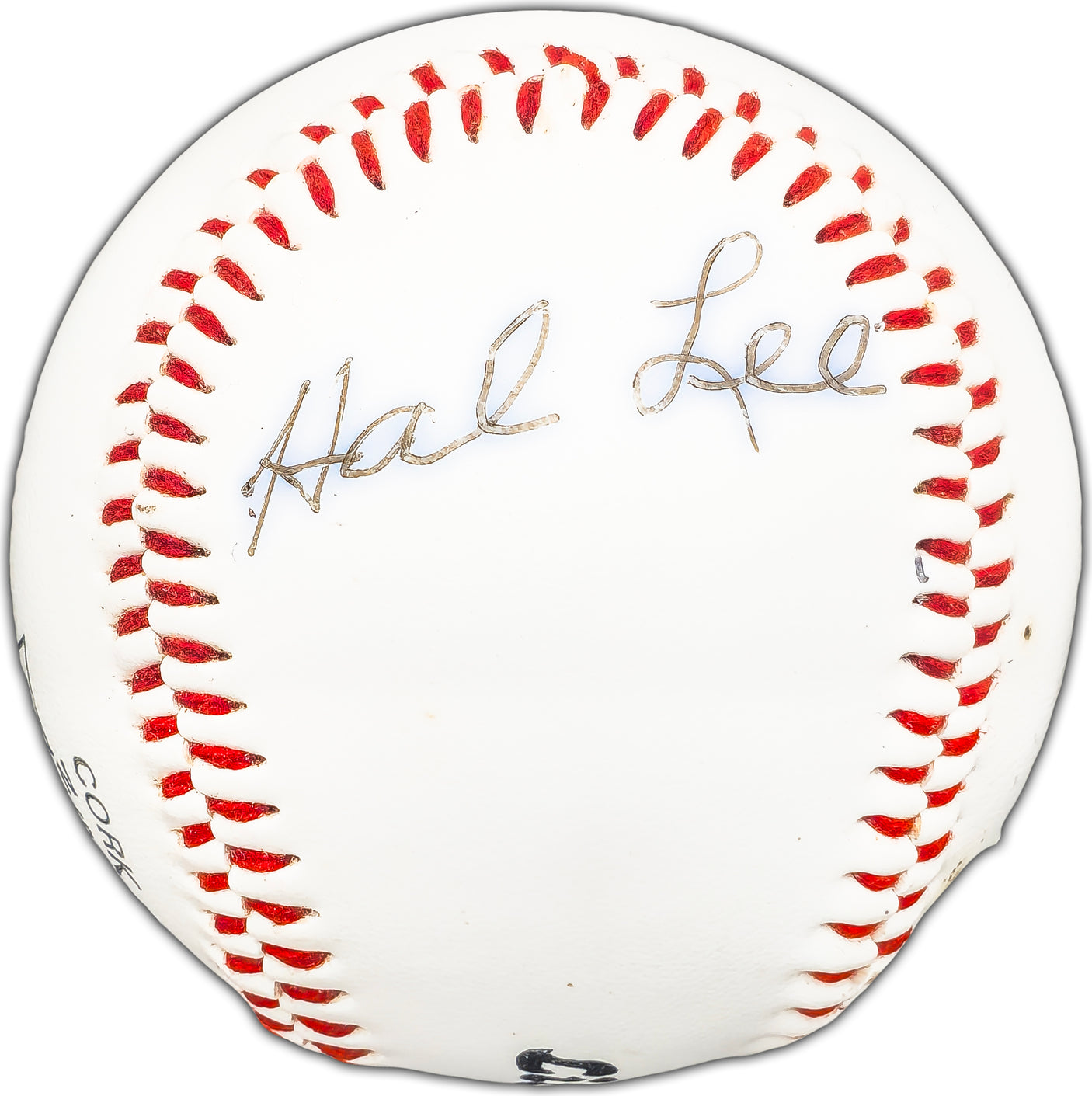 Hal Lee Autographed Official Little League Baseball Boston Red Sox Beckett BAS #BK44472
