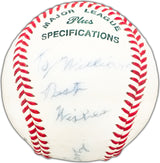 George Susce Sr. Autographed Official NCAA Baseball Boston Red Sox "To William Best Wishes" Beckett BAS #BK44485