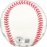 George Susce Sr. Autographed Official NCAA Baseball Boston Red Sox "To William Best Wishes" Beckett BAS #BK44485