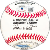 Hank Aaron Autographed Official NL Baseball Atlanta Braves UDA Holo & Beckett BAS #AC94136