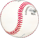 Hank Aaron Autographed Official NL Baseball Atlanta Braves UDA Holo & Beckett BAS #AC94136